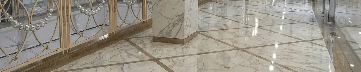 Beautiful marble floor professionally installed in Tucson, AZ